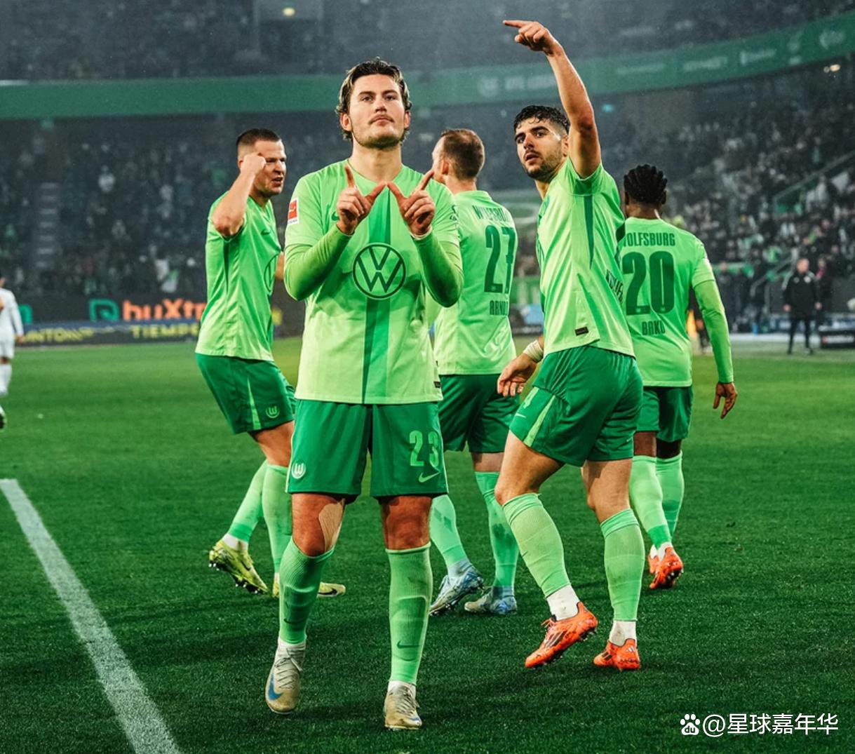 包含沃尔夫斯堡队在最新比赛中夺得胜利的词条